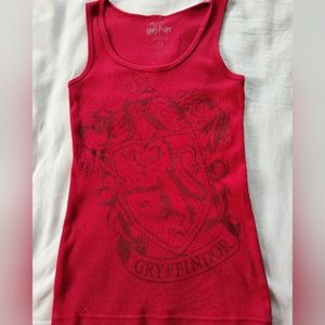 HARRY POTTER-GRYFFINDOR CREST Ladies Tank Top Size XL Smoke free home